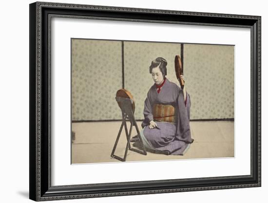 Woman with Mirrors-The Kyoto Collection-Framed Premium Giclee Print