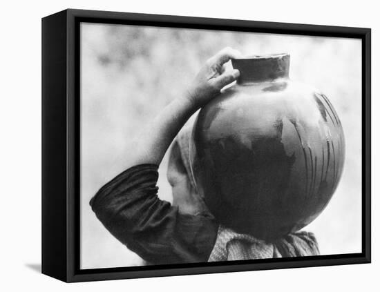 Woman with Olla, Mexico, c.1927-Tina Modotti-Framed Premier Image Canvas