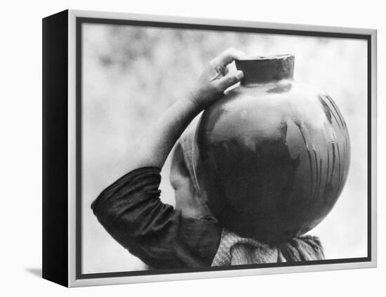 Woman with Olla, Mexico, c.1927-Tina Modotti-Framed Premier Image Canvas