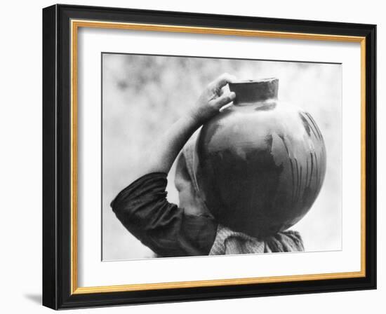 Woman with Olla, Mexico, c.1927-Tina Modotti-Framed Giclee Print