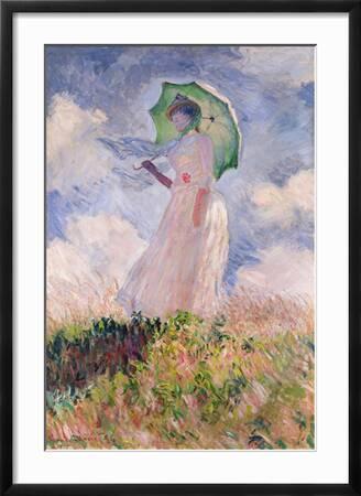 Woman with Parasol Turned to the Left, 1886' Giclee Print - Claude Monet |  Art.com