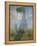 Woman With Parasol-Claude Monet-Framed Premier Image Canvas