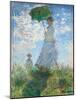 Woman with Parasol-Claude Monet-Mounted Art Print