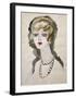Woman with Pearls-Kees van Dongen-Framed Premium Giclee Print