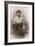 Woman with Pekingese Dogs-null-Framed Photographic Print