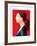 Woman with Ponytail-Enrico Varrasso-Framed Art Print