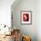 Woman with Ponytail-Enrico Varrasso-Framed Premium Giclee Print displayed on a wall