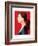 Woman with Ponytail-Enrico Varrasso-Framed Art Print