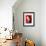 Woman with Ponytail-Enrico Varrasso-Framed Art Print displayed on a wall