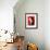 Woman with Ponytail-Enrico Varrasso-Framed Art Print displayed on a wall