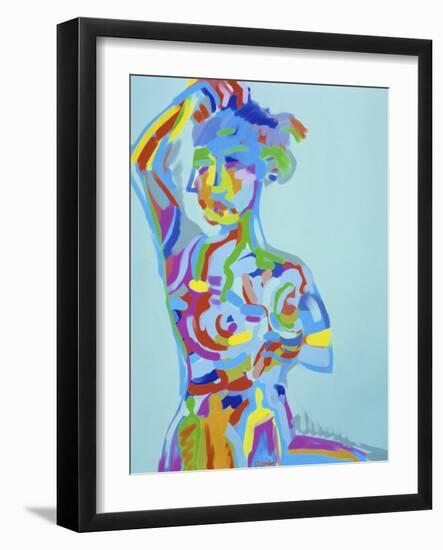 Woman with Raised Arm-Diana Ong-Framed Giclee Print
