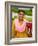 Woman with Sari Dress Selling Items at Laxmi Narayan Temple, New Delhi, India-Bill Bachmann-Framed Photographic Print