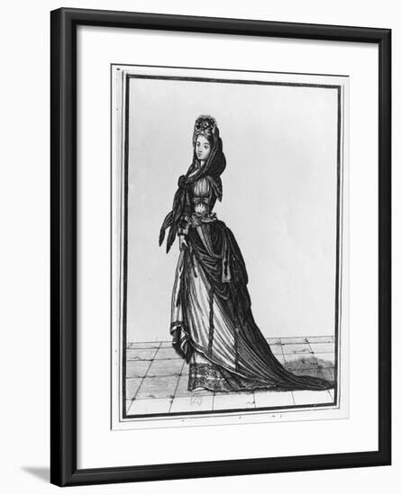 Woman with Shawl or Fichu, 1688-Nicolas De Lespinasse-Framed Giclee Print