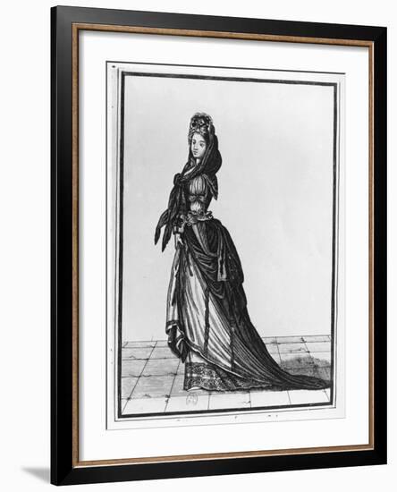 Woman with Shawl or Fichu, 1688-Nicolas De Lespinasse-Framed Giclee Print