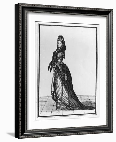 Woman with Shawl or Fichu, 1688-Nicolas De Lespinasse-Framed Giclee Print