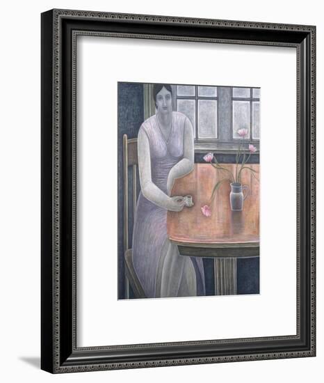 Woman with Small Cup-Ruth Addinall-Framed Giclee Print