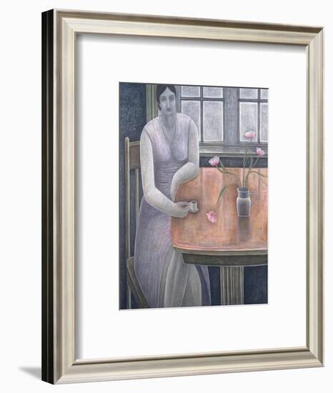 Woman with Small Cup-Ruth Addinall-Framed Giclee Print