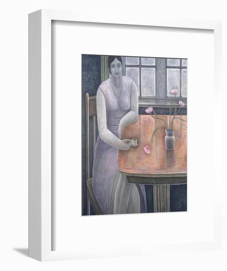 Woman with Small Cup-Ruth Addinall-Framed Giclee Print
