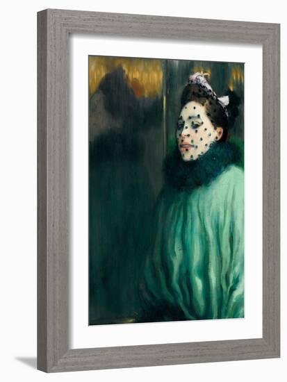 Woman with Veil (Femme À La Voilett)-Louis Anquetin-Framed Giclee Print