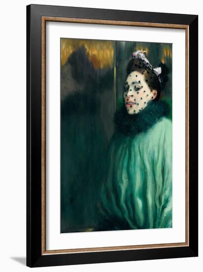 Woman with Veil (Femme À La Voilett)-Louis Anquetin-Framed Giclee Print