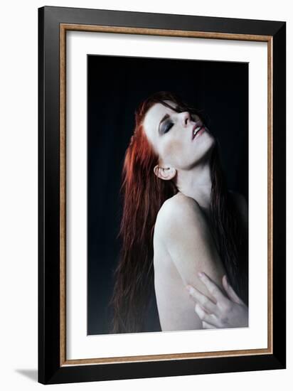 Woman with Wet Hair-Vania Stoyanova-Framed Photographic Print