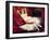 Woman with White Stockings (Oil on Canvas)-Ferdinand Victor Eugene Delacroix-Framed Giclee Print