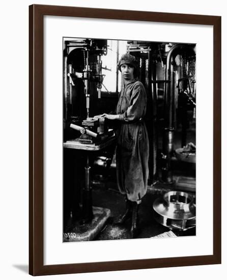 Woman Worker, 1919-null-Framed Photographic Print