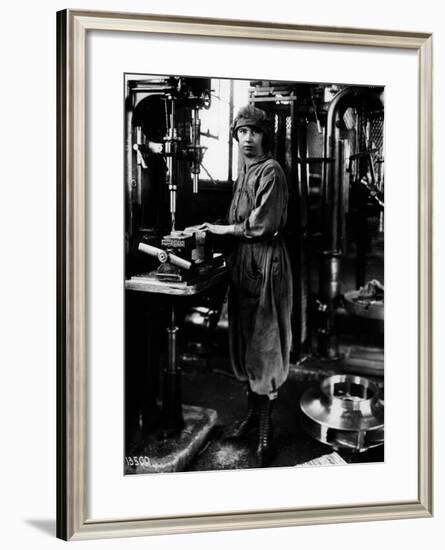 Woman Worker, 1919-null-Framed Photographic Print