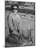 Woman Working as a Ship Welder in the Richmond Shipyards-Hansel Mieth-Mounted Photographic Print