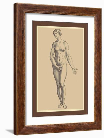 Woman-Andreas Vesalius-Framed Art Print