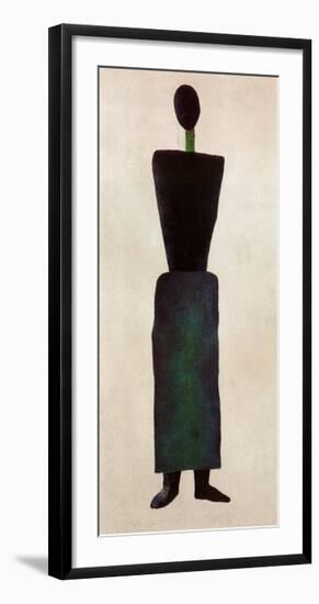 Womanfigure-Kasimir Malevich-Framed Art Print