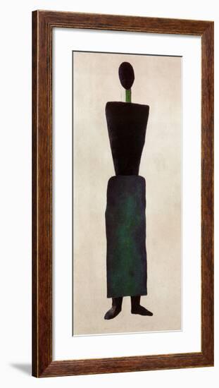 Womanfigure-Kasimir Malevich-Framed Art Print