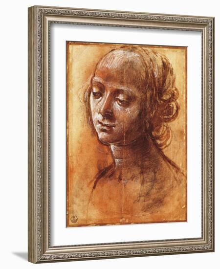 Womanly Figure-Filippino Lippi-Framed Premium Giclee Print