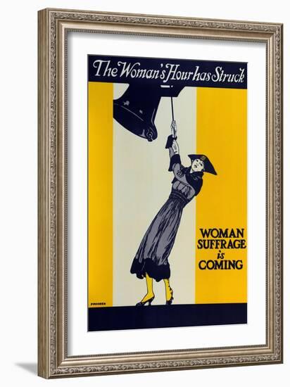 Womans Suffrage-Vintage Apple Collection-Framed Giclee Print