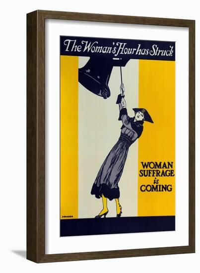 Womans Suffrage-Vintage Apple Collection-Framed Giclee Print