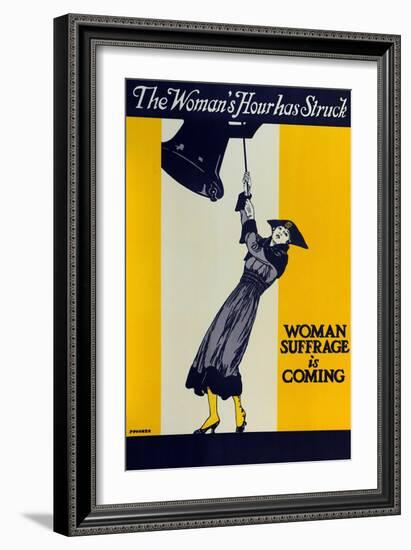 Womans Suffrage-Vintage Apple Collection-Framed Giclee Print