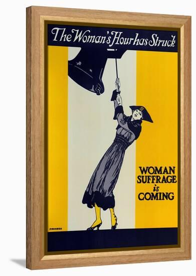 Womans Suffrage-Vintage Apple Collection-Framed Premier Image Canvas