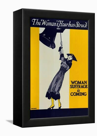 Womans Suffrage-Vintage Apple Collection-Framed Premier Image Canvas