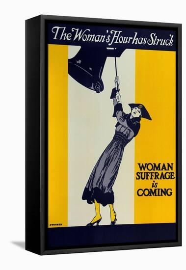 Womans Suffrage-Vintage Apple Collection-Framed Premier Image Canvas