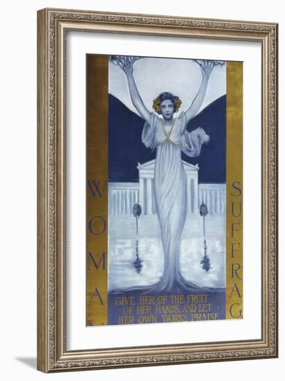 Womansuffrage-null-Framed Giclee Print