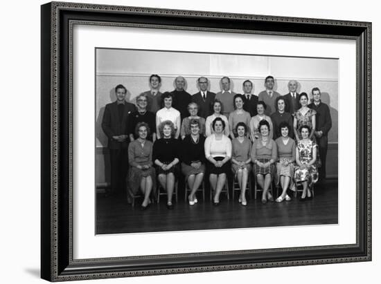 Wombwell Operatic Society, South Yorkshire, 1961-Michael Walters-Framed Photographic Print