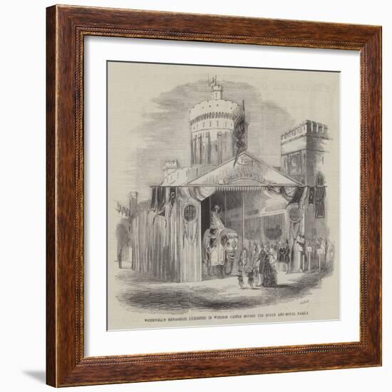 Wombwell's Menagerie Exhibited in Windsor Castle before the Queen and Royal Family-null-Framed Giclee Print