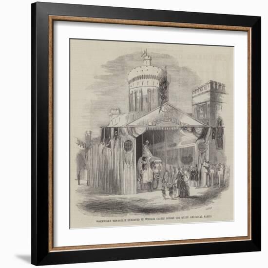 Wombwell's Menagerie Exhibited in Windsor Castle before the Queen and Royal Family-null-Framed Giclee Print