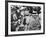 Women, All Wearing Hats, Sitting Outside at Republican Rally, Dexter, Maine-Alfred Eisenstaedt-Framed Photographic Print