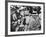 Women, All Wearing Hats, Sitting Outside at Republican Rally, Dexter, Maine-Alfred Eisenstaedt-Framed Photographic Print