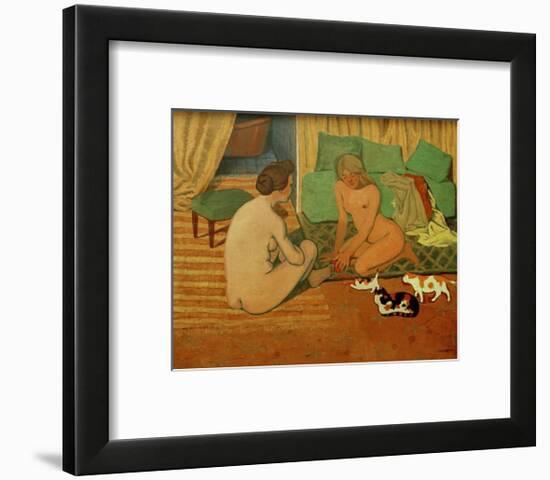 Women and Cats-Félix Vallotton-Framed Giclee Print