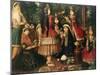 Women and Children in a Garden, 19th Century-null-Mounted Giclee Print
