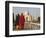 Women at Taj Mahal on River Yamuna, India-Claudia Adams-Framed Photographic Print