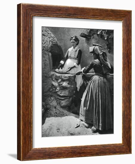 Women at the Oven, Sardinia, Italy, 1937-Martin Hurlimann-Framed Giclee Print