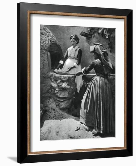 Women at the Oven, Sardinia, Italy, 1937-Martin Hurlimann-Framed Giclee Print